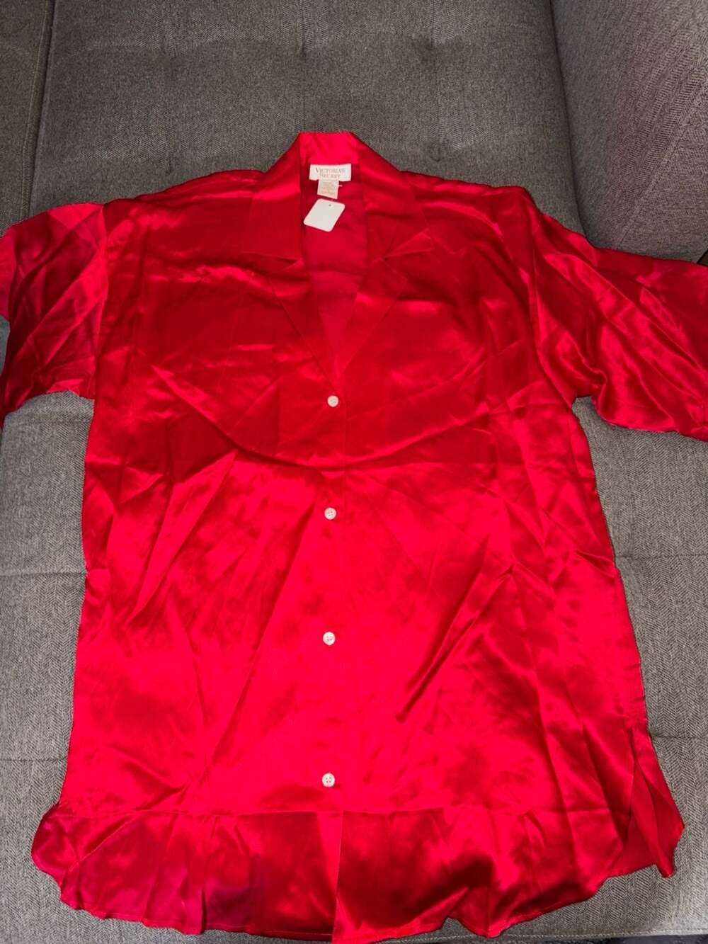 VTG Victoria's Secret satin sleep shirt